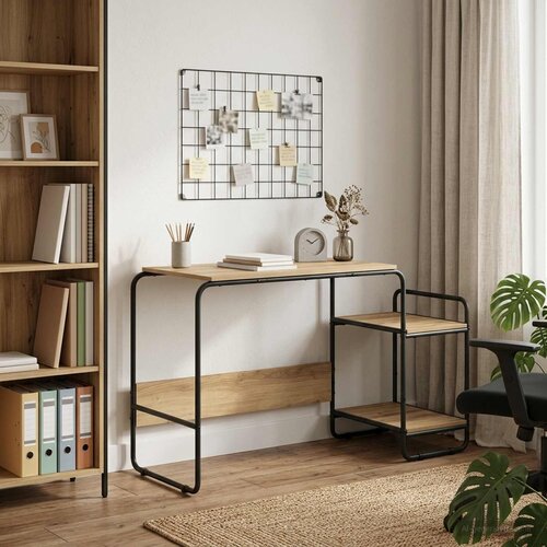  Stol s pohranom Hrast artisan 131.5 x 50 x 75.5 cm Slike