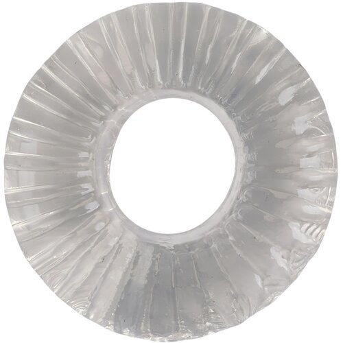 Pulselock Cocktura - rebrast penisni obroč iz TPE (prozoren) - 19 mm Slike