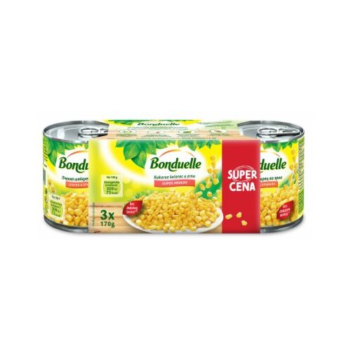 BONDUELL kukuruz šećerac e 3X170G limenka Cene