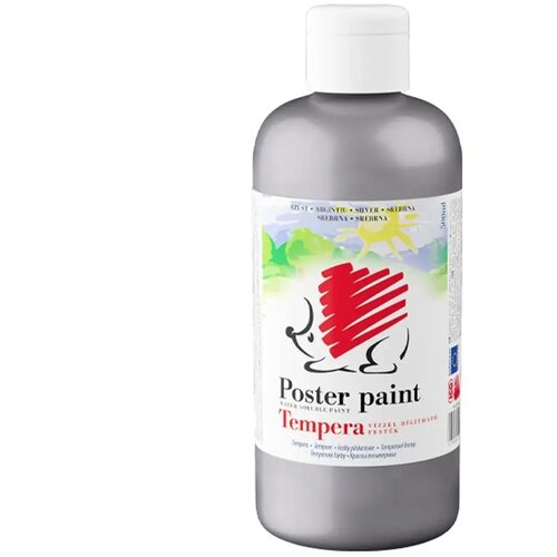 ICO ICO: Ježek tempera v srebrni barvi, 500 ml Cene