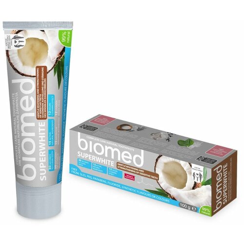 Biomed superwhite pasta za zube 100g tuba Cene