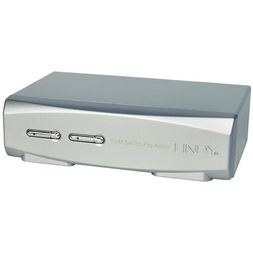 Lindy 2 Port KVM Switch Pro USB 2.0, DisplayPort 1.2 with TTU Slike