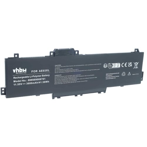VHBW Baterija za HP 14 / 15, AE03XL, 3600 mAh Slike