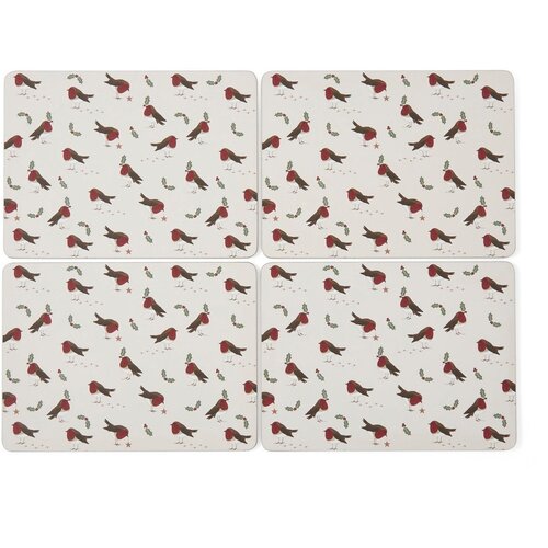 Cooksmart &amp;reg; Pluteni podmetač 4 kom 21,5x29 cm Robin&amp;#039;s Retreat &amp;ndash; Slike