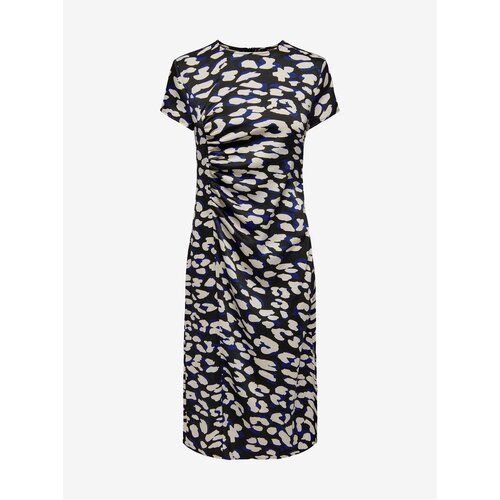 JDY Cream-black women's patterned dress Urba - Women Cijene