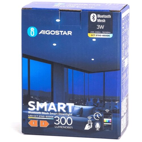 Aigostar led prigu&amp;scaron;iva ugradno svetlo LED/3W/230V 2700-6500K bela Slike