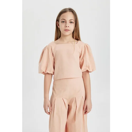 Defacto Girls' Short Sleeve Blouse