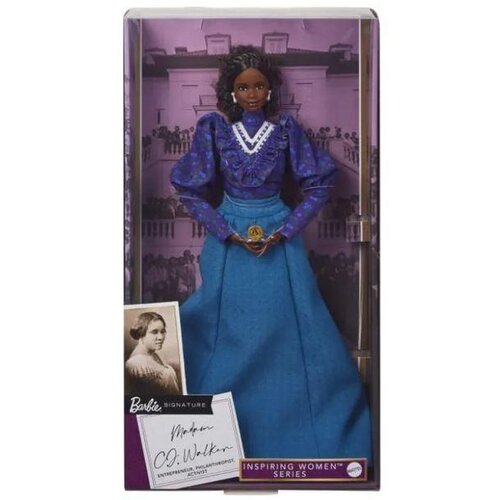 Barbie Mattel Signature - Madam CJ Walker, lutka temne polti (HBY00), (21382416) Cene