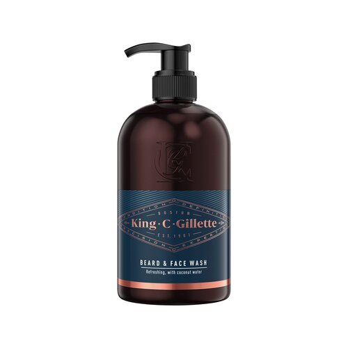 King C. Gillette Gel za umivanje brade in obraza 350 ml Cene