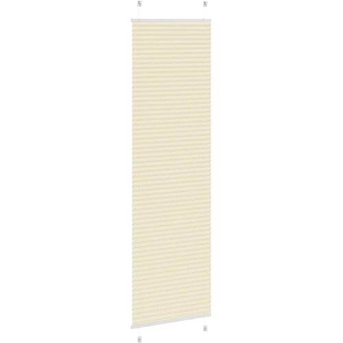  Plisirana zavjesa krem boje 60x200 cm &amp;Scaron;irina tkanine 59,4 cm Poliester Slike