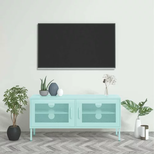 TV omarica mint zelena 105x35x50 cm jeklo, (20620436)