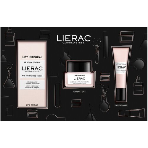 Lierac set lift integral serum, 30 ml + dnevna krema, 20 ml + krema za zonu oko očiju gratis Slike