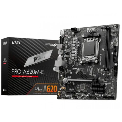 MSI A620M-E PRO mATX motherboard socket AM5 VGA/HDMI/M.2/SATA Slike