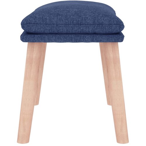  Tabure plavi 45 x 29,5 x 35 cm od tkanine Slike
