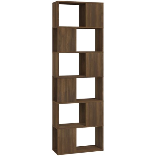Maison Chic Knjižna omara - Knjižni regal rjav hrast 60x24x186 cm, (21723088) Cene