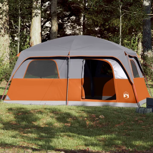 vidaXL Obiteljski šator oblika kabine za 10 osoba vodootporni
