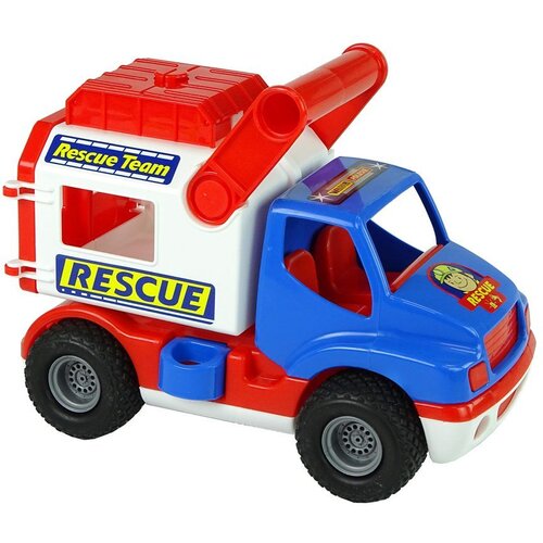  Dječji kamion Rescue bijelo - plavi Slike