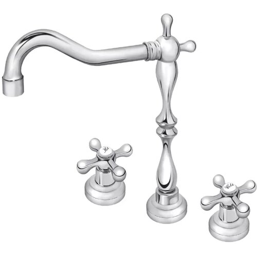 Rosan nostalgija Baterija za lavabo sa tri otvora N20102 Slike