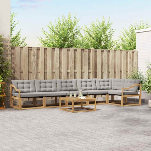  Set vanjskih sofa 7 kom. Bijela i svjetlosiva Cijene