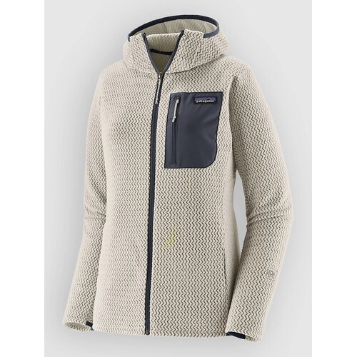 Patagonia R1 Air Full Zip Hoodie birch white Cene