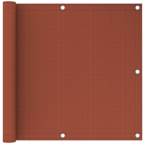 vidaXL balkonski zastor terakota 90 x 400 cm HDPE Cijene