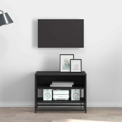 VidaXL TV ormar Crni hrast 61 x 40 x 46 cm Konstruirano drvo Slike