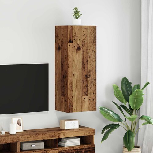 TV zidni ormar Staro drvo 40,5 x 30 x 102 cm Konstruirano drvo Cene