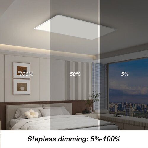  Brilagi - LED prigu&amp;scaron;iva stropna svetiljka SLIMFRAME LED/80W/230V 120x60 cm bela + daljinski upravljač Slike