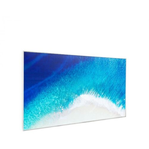Klarstein Wonderwall Air Art Strand, infrardeči grelnik, 101 x 60 cm, 600 W, stenska namestitev, daljinski upravljalnik Slike