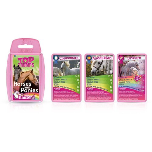 Winning Moves HORSES PONIES AND UNICORN TOP TRUMPS namizna igra Cene