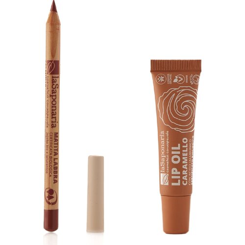 La Saponaria Set &scaron;minke za usne &ldquo;Caramello&rdquo; - 1 Set Cijene