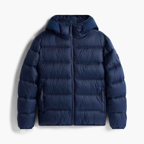 Tommy Jeans Jakne TJM HOODED LOGO PUFFER E Modra Slike