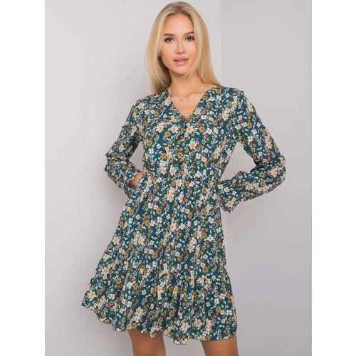 Och Bella Dress-TW-SK-BI-25624.20P-dark green Slike