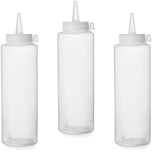 Hendi Dozirna steklenica za hladne omake, set 3 kosov. - prozorna 0,35L - 557853, (21389747) Slike