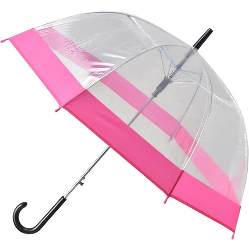 Semiline Unisex&amp;#039;s Long Transparent Auto Open Umbrella 2507-5 Slike