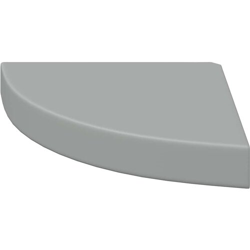  Plutajuće kutne police 2 kom sive 25 x 25 x 3,8 cm MDF Slike