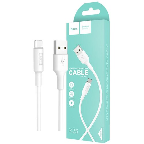 Hoco X25 Soarer USB kabel, tip C, 2A, 1m, bijeli Cijene
