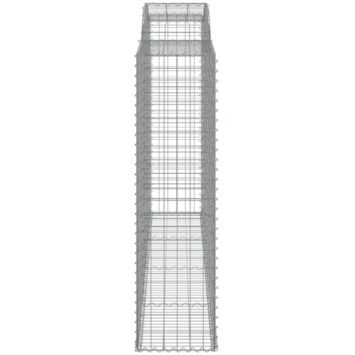  Gabionska ko&amp;scaron;ara s lukom 300x50x180/200 cm pocinčano željezo Slike
