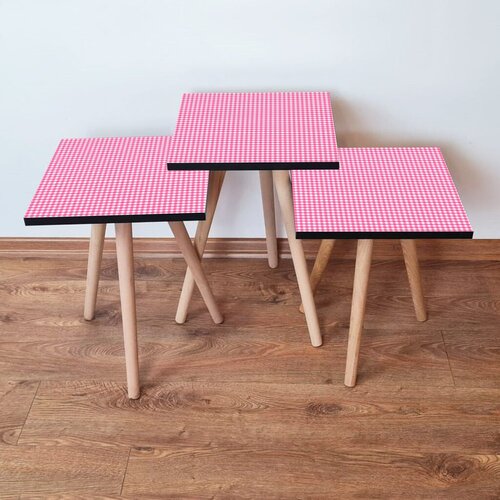 Hanah home set klub stočića 3Shp30, 3 komada, Šarena Cene