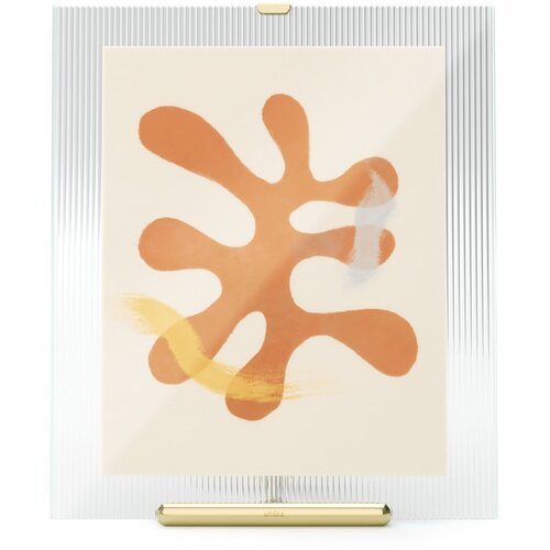 Umbra Stakleni stojeći okvir u zlatnoj boji 26x30,5 cm Flute – Cijene