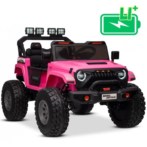Beneo 22V dječji auto na akumulator OFFRIDE 210W, 4x4, Li, pink Cene