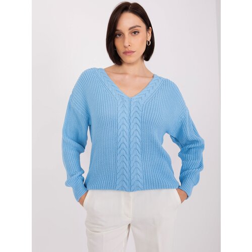 BADU Sweater-BA-SW-8028.32-light blue Cene