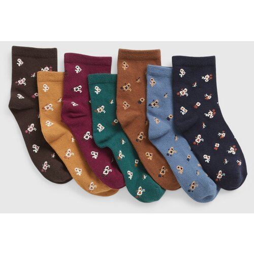 GAP Kids patterned socks, 7 pairs - Girls Slike