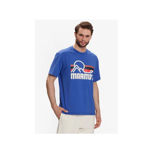 Marmot Majica M14253 Modra Regular Fit
