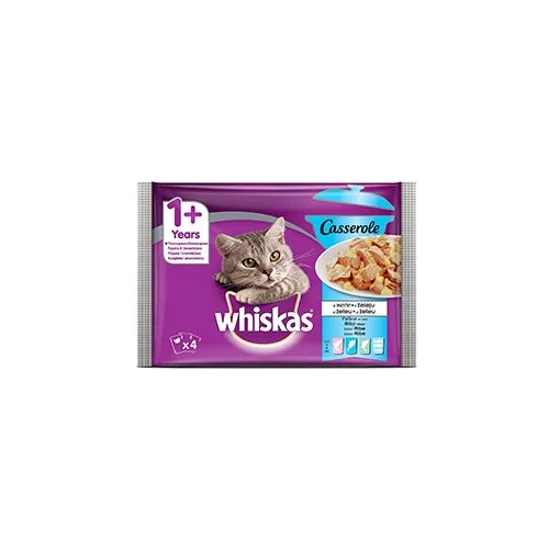  Hrana za mačke Whiskas Casserole 4x85g fish