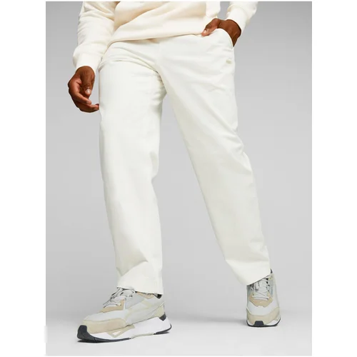 Puma Cream Men's Trousers Classics - Men