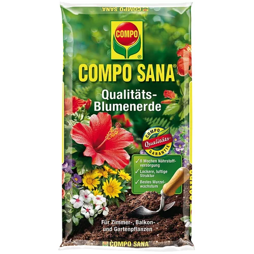 COMPO Substrat za zelene in cvetoče balkonske rastline Compo Sana (10 l)