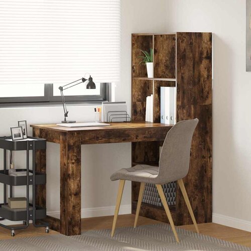 Stol Dimljeni hrast 122 x 67 x 145 cm Konstruirano drvo Slike