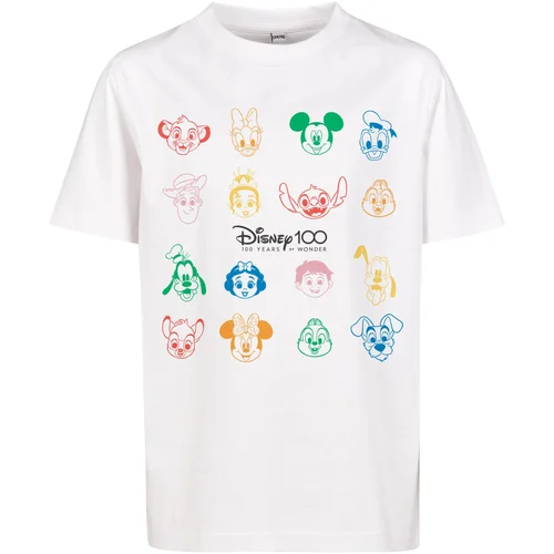 Mister Tee Disney 100 Faces Children's T-Shirt White