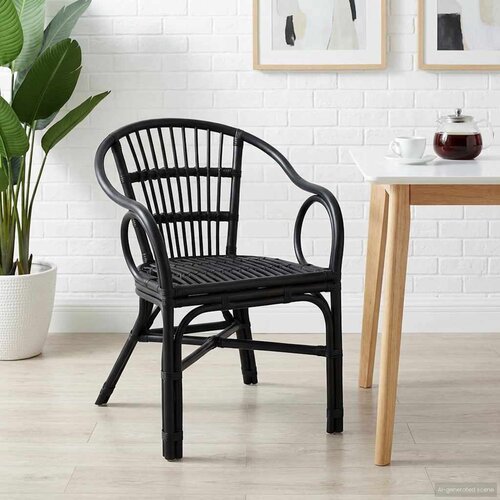  Stolica koja se može slagati Crna 58 x 60 x 81 cm Ratan Cijene
